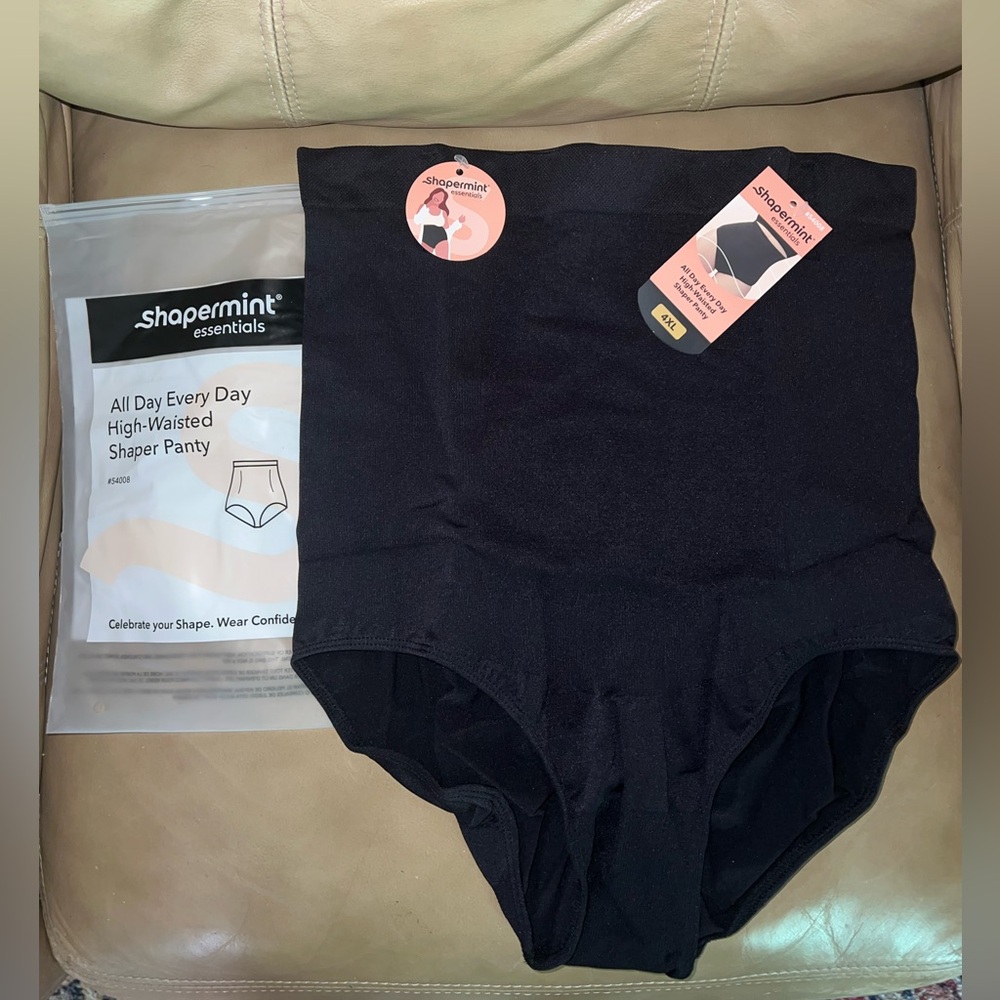 *5/25* Shapermint Essentials Black High-Waisted Shaper Panty